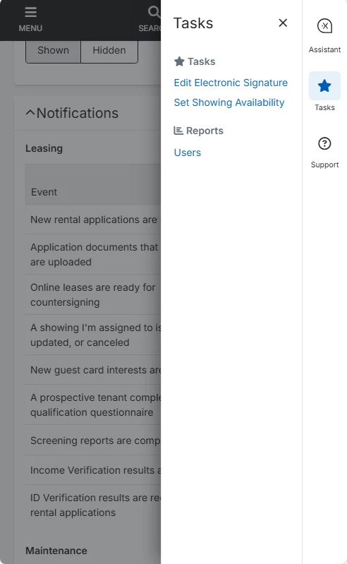 1 · On My Settings, tap Tools, then Set Showing Availability